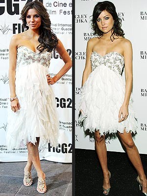 Zvezdniški dvoboj: Eva Longoria in Jessica Stroup