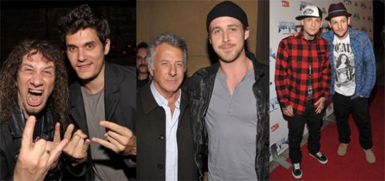 John, Ryan in Joel na premieri