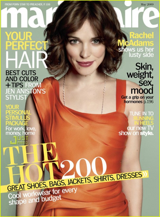 Rachel McAdams na naslovnici Marie Claire