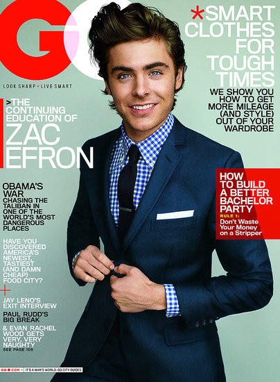 Zac Efron na naslovnici GQ