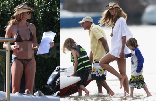Elle Macpherson med valovi