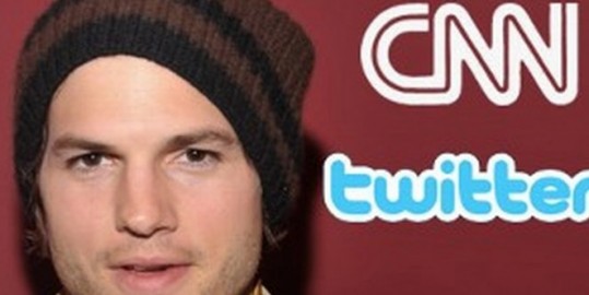 Ashton Kutcher premagal CNN