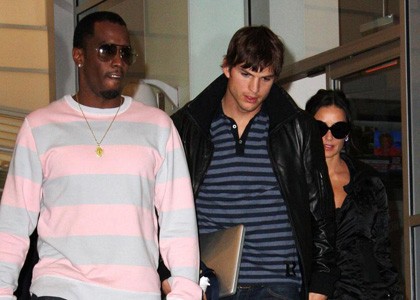 Ashton, Demi in Diddy na CNN
