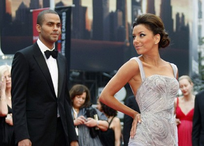 Eva in Tony na premieri v Cannesu