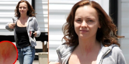 Christina Ricci brez ličil
