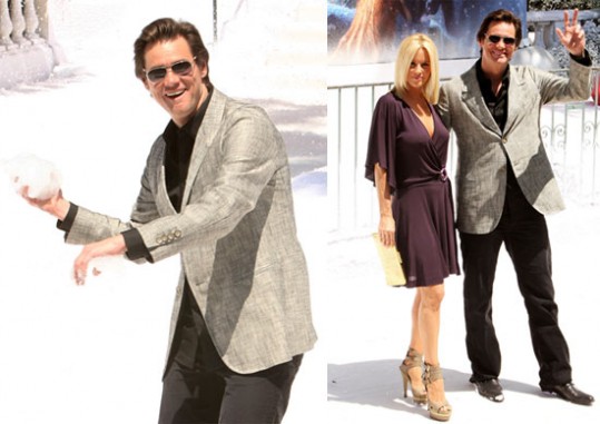 Jim Carrey s seboj prinesel božič