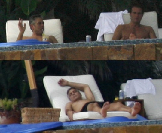 Clooney znova ljubi natakarico