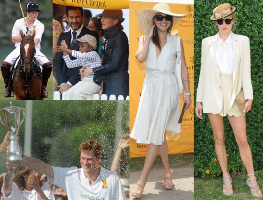 Madonna in Kate s princem Harryjem na tekmi pola