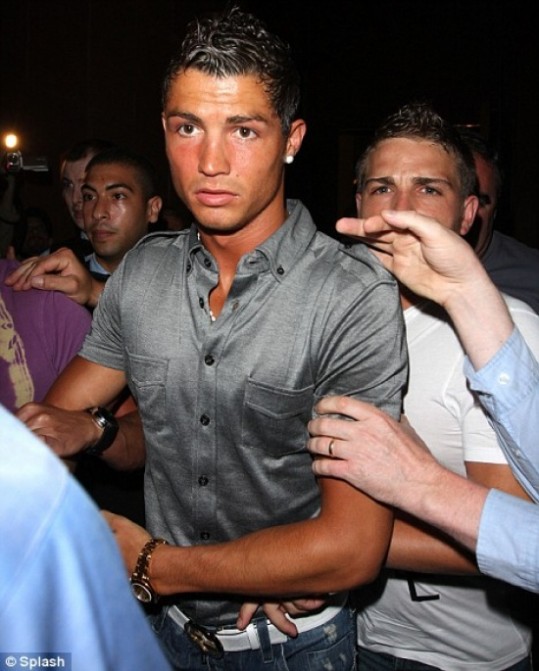 Christiano Ronaldo končal na policiji