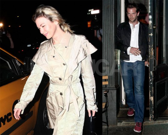 Jenniferin novi Brad na večerji z Renee Zellweger
