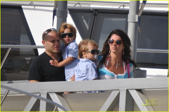 Britney Spears s sinovoma na jahti