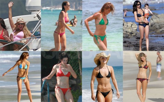 FOTO: Najbolj vroča bikini zvezdniška telesa