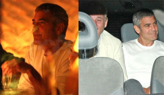 Šaljivi in podjetni George Clooney