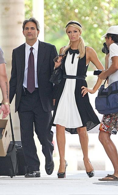 Paris Hilton se zagovarja na sodišču