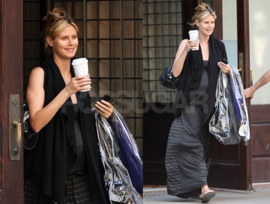 Heidi Klum: Nosečnost je ne ustavi