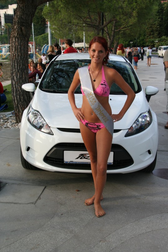 Miss mivke v Portorožu – vse je namočilo!