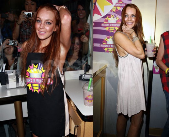 Lindsay Lohan vam naredi milkshake