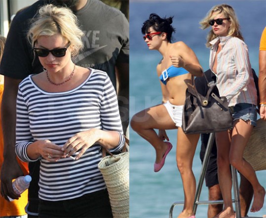Lily Allen obiskala Kate Moss na počitnicah