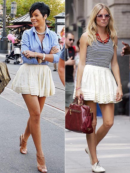 Zvezdniški dvoboj: Rihanna in Sienna Miller