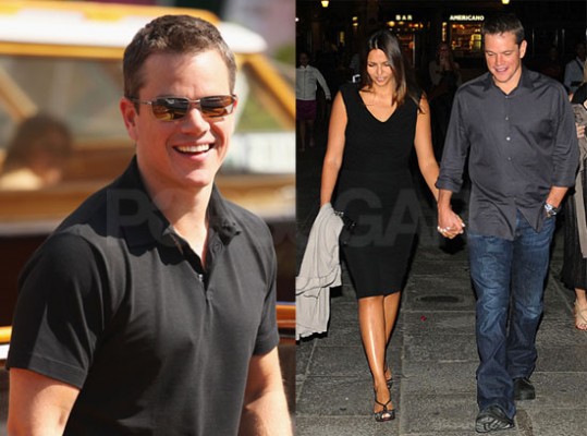Matt Damon na rdeči preprogi beneškega festivala
