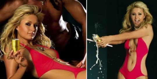 Modra Paris Hilton