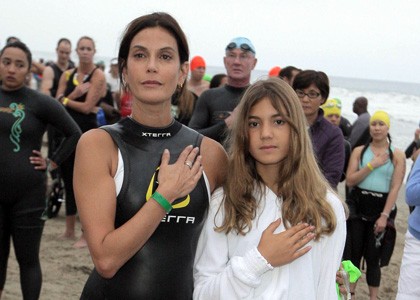 Teri Hatcher: Tekmovala na triatlonu