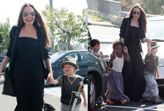 Angelina Jolie: Povsem običajna mama