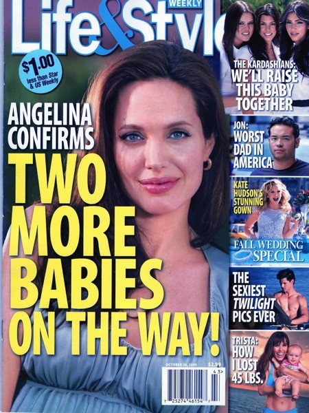 VROČE Angelina Jolie bo ponovno mama!