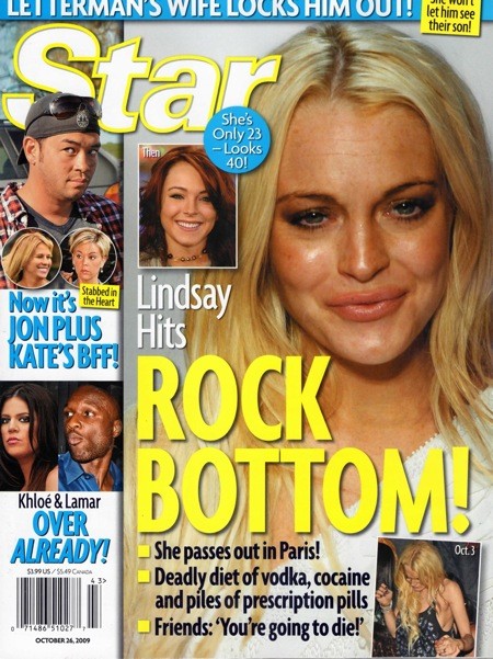 Lindsay Lohan: Droge in alkohol jo počasi ubijajo