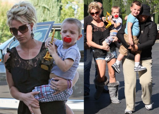 Britney Spears uživa s sinovoma