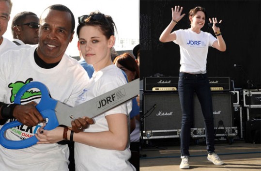 Kristen Stewart korakala proti diabetisu