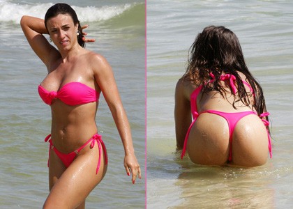 SEKSI Nicole Bahls nastavila nesramno seksi ritko