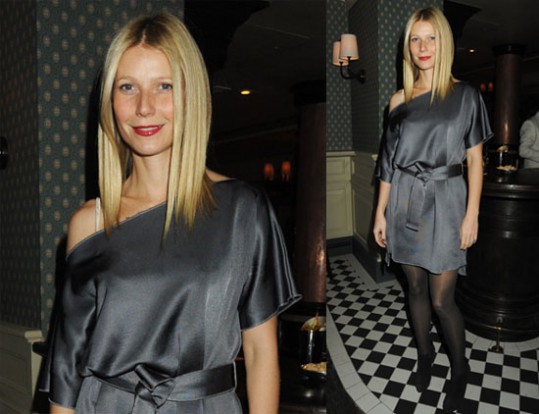 Gwyneth Paltrow se zabava v Londonu