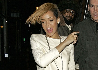 Rihanna: Divje se zabava v Londonu