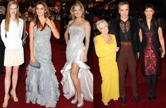 Hollywoodske lepotice na premieri filma Nine