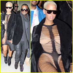 Amber Rose: Drzna in na pol gola privabljala moške poglede