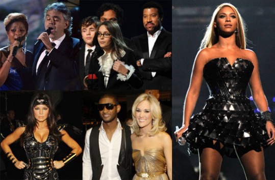 VROČE Ognjevita Beyonce s šestimi grammyji zvezda večera
