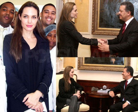 Dobrosrčna Angelina Jolie obiskala žrtve haitijskega potresa