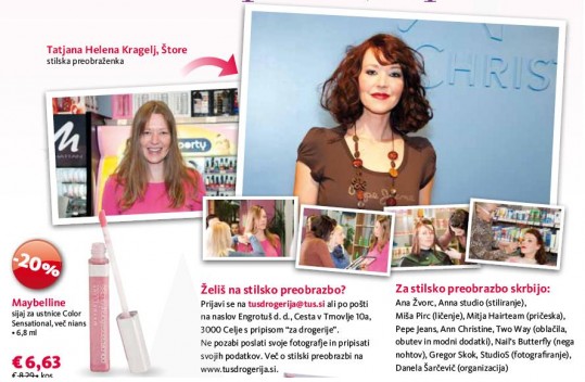 Si tudi vi želite preobrazbe?