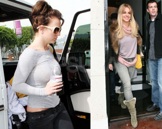 FOTO Zopet blond Britney Spears: Kje imaš modrc?!