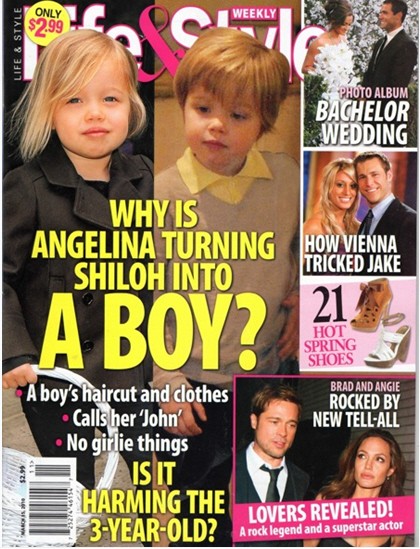 Shiloh Jolie-Pitt: Zakaj jo Angelina spreminja v fantka?