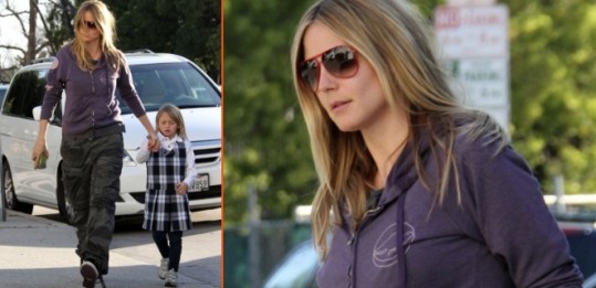 Heidi Klum: Lepa tudi ko ni rdeči preprogi