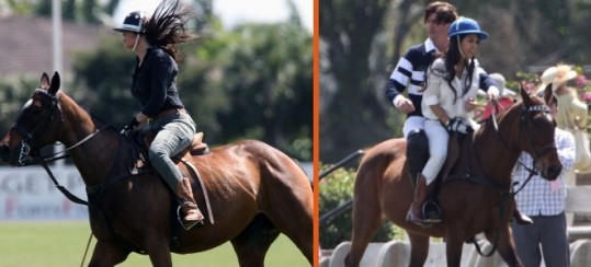 Sestri Kardashian uživali v jahanju