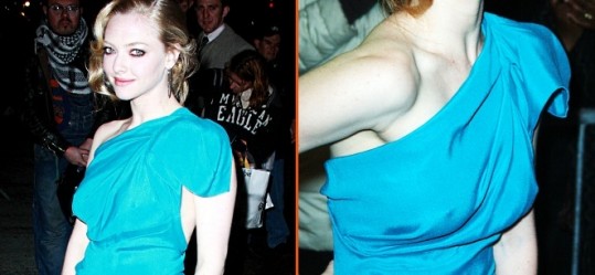 FOTO Lepa Amanda Seyfried na premieri brez modrčka