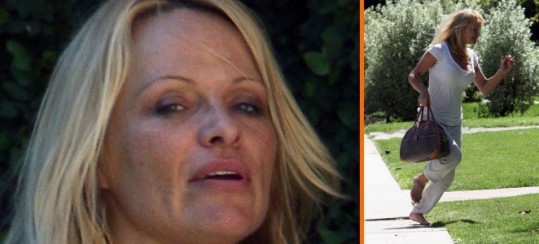 FOTO Pamela Anderson brez ličil izgleda staro in preživeto