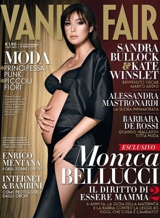 FOTO Monica Belluci: Seksi 45-letna nosečnica