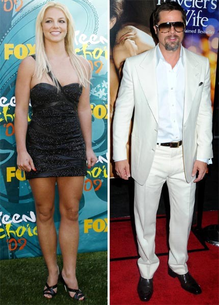 FOTO Kako bi skupaj izgledala Britney Spears in Brad Pitt?