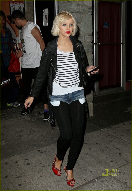 Christina Aguilera poskrbela za modni kiks tedna