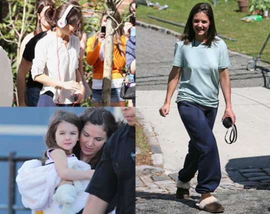 FOTO Katie Holmes: Navdušila s sproščenim slogom oblačenja