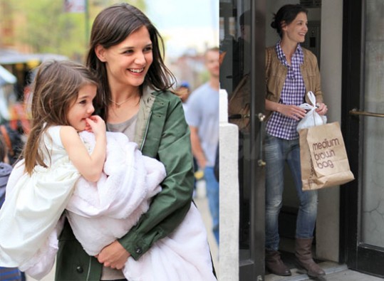 Suri Cruise pri 4ih letih še vedno pije iz stekleničke